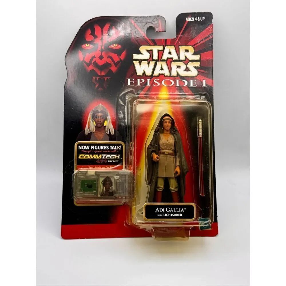 Star Wars Episode 1 Adi Gallia Figure w/ CommTech Chip